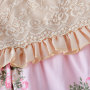 Boutique cute cotton floral baby romper ruffle onesie infant girl rompers