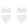 Summer cheap white string sport style 2 piece bikini set