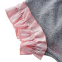 Fall Toddler Baby Girl Boutique Clothing Lace Sets With Ruffle Shoulder And Lace Pants
