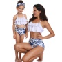 Hot-selling new sexy childrens bikini korea swim dress swimsuit