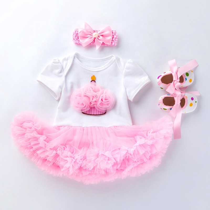 Wholesale Infant And Toddler Girl Birthday Clothing Set