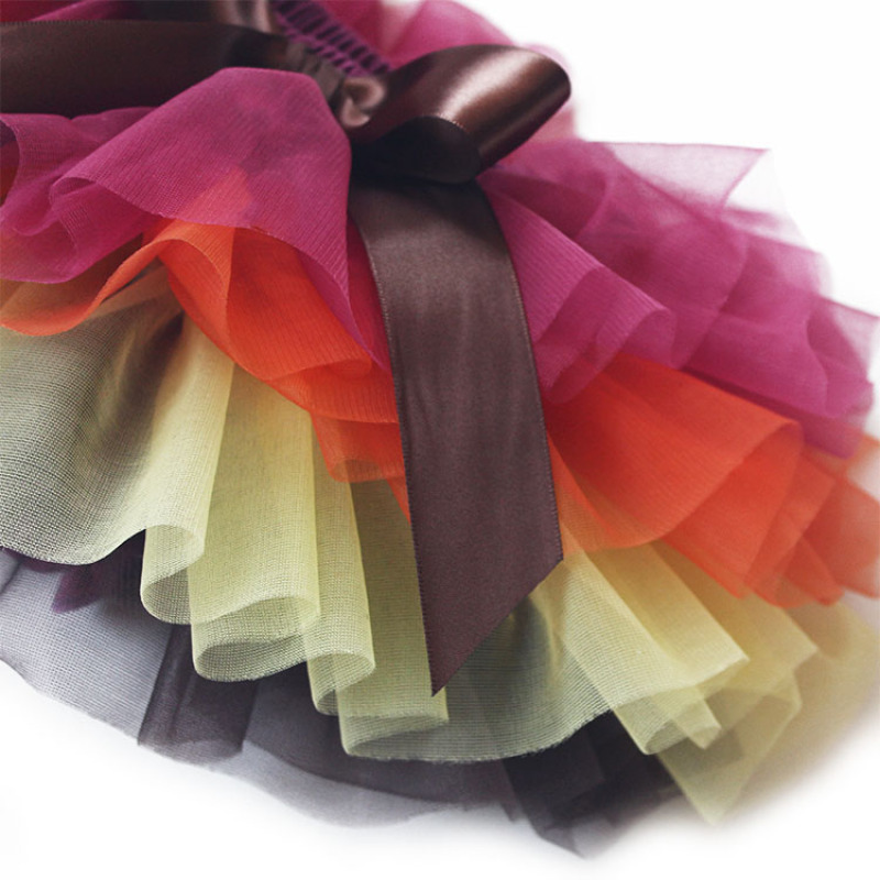 New arrival Amazon cotton soft colorful tulle baby ruffle trousers diaper pants