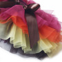 New arrival Amazon cotton soft colorful tulle baby ruffle trousers diaper pants