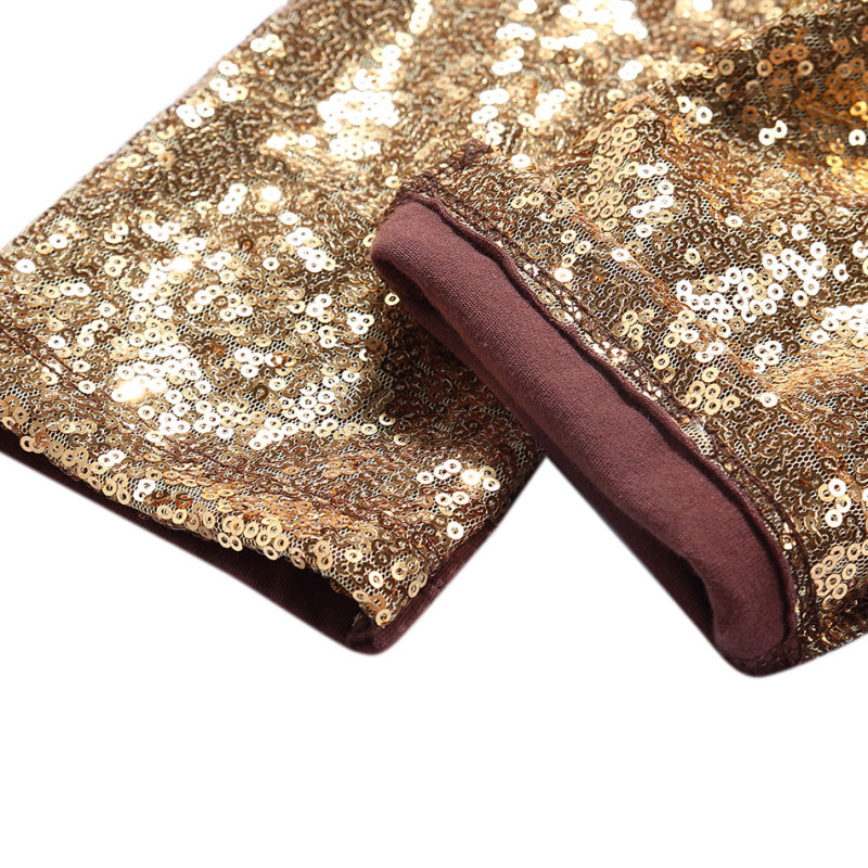 Wholesale Fashion Clothing  Long-Length Sequin Pants for Kids Girl