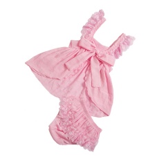 Wholesale High Quality Baby Girls Lace Swing Set Clothing