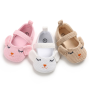 Custom High Quality Designer Newborn Baby Girls Flower Prints Shoes Prewalker for School