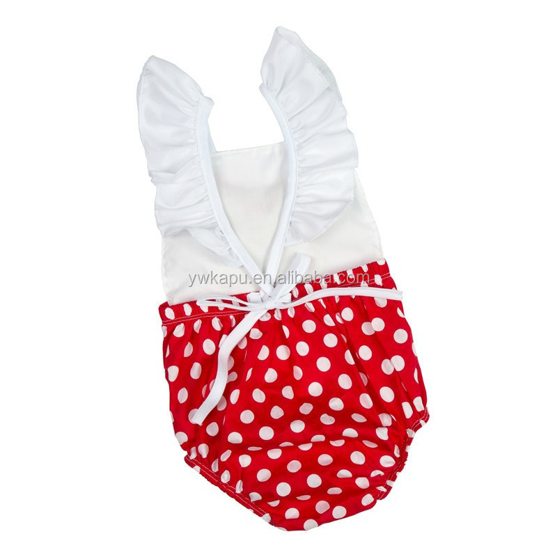 Girl fancy children's boutique wholesale sparkle bubble romper high quality baby wear mouse ears romper with bow