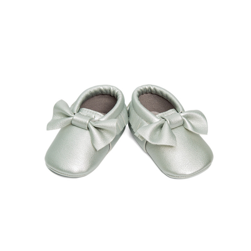 Cheap Wholesale Kid Casual Fashion Suede Leather Soft Sole Girls Prewalker Toddler Moccasins Baby Shoes