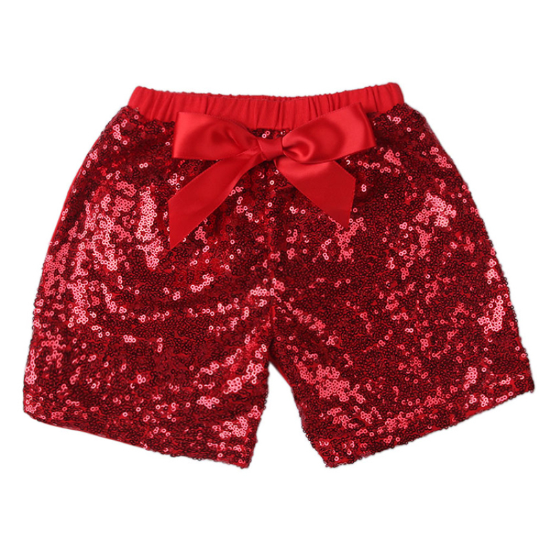 Summer Shiny Baby Girl Gold Sequin Shorts Little Girls Sparkling Shorts Newborn Baby Sequin Short Wedding Pants