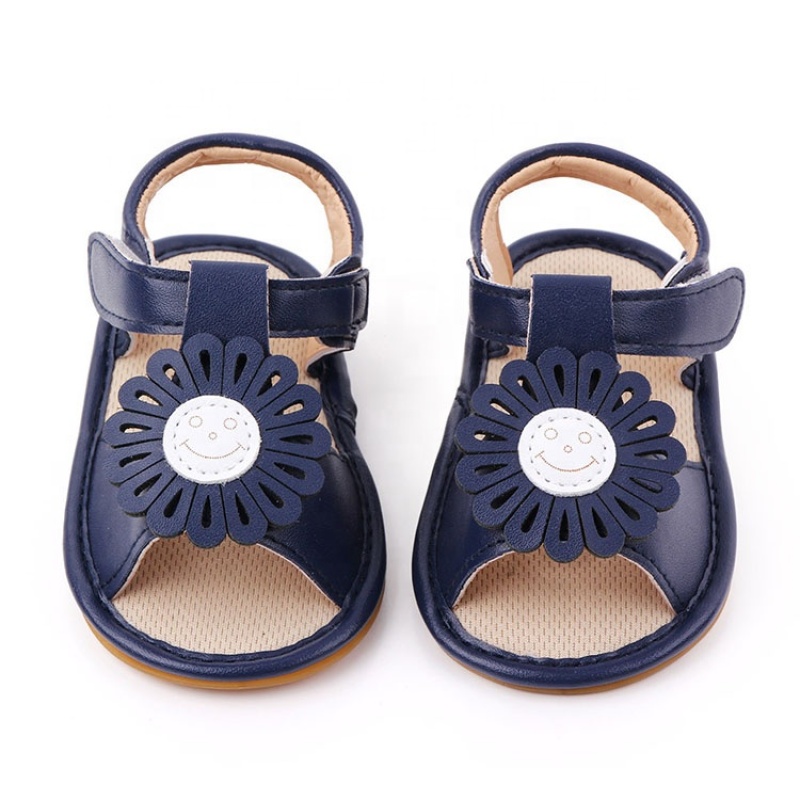 Latest style flat soft sole princess sandals
