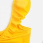 Cheap Swimwears Ruffle Hollow Bikini Little Girls Yellow Children for Girls Customizable Swimwear Beachwear Spring Summer Fall