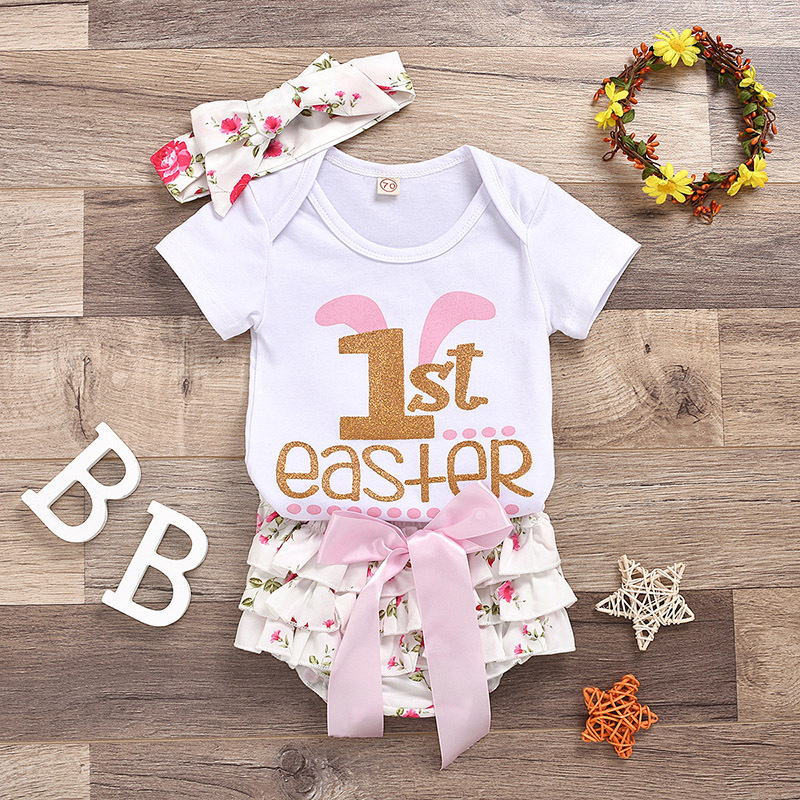 High Quality Stylish Baby Girls Short Long Sleeve Muslin Denim Jean Navy Overalls Rompers Bodysuit For Easter