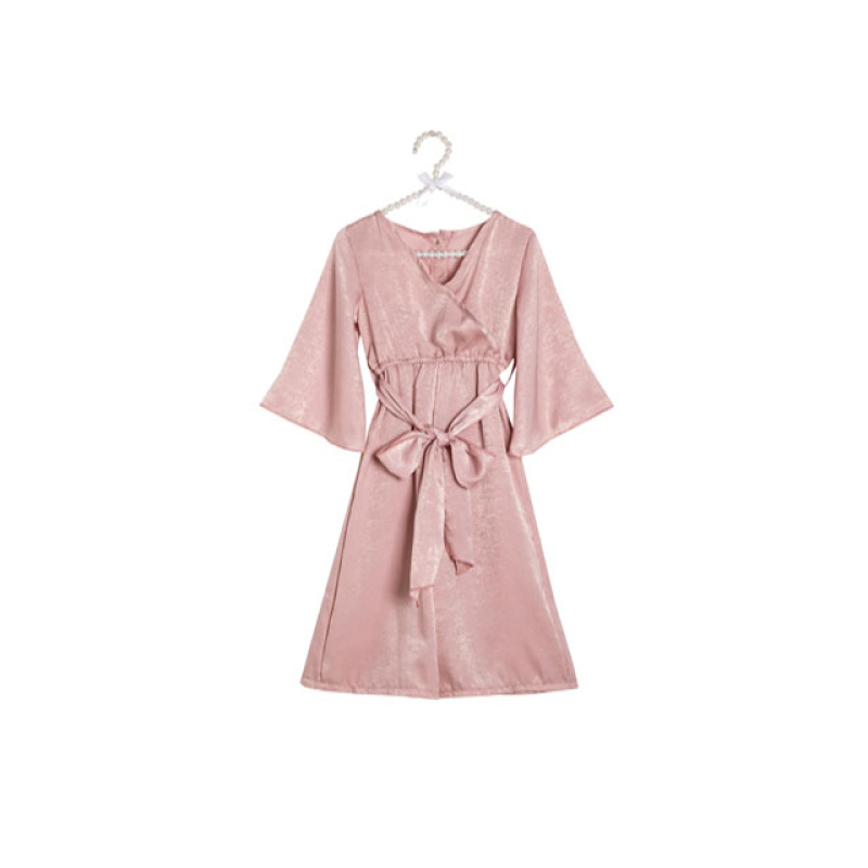 Wholesale Designer Ready Made Pretty  Children Boutique Clothes Kids Girls Twirl Dresses for Daily Wear in Stocks
