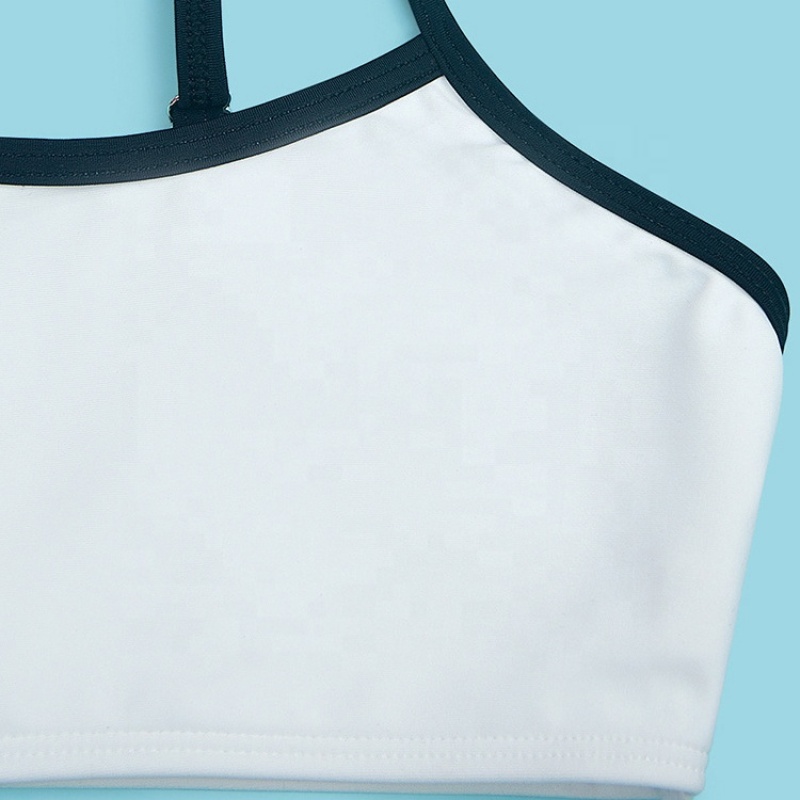 Factory custom one piece black white trendy swimsuits athletic swimwear