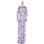 High quality plus size maxi tie dye ladies beach dress women casual women dress