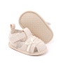 2021 new design summer baby breathable shoes cotton bow sandals