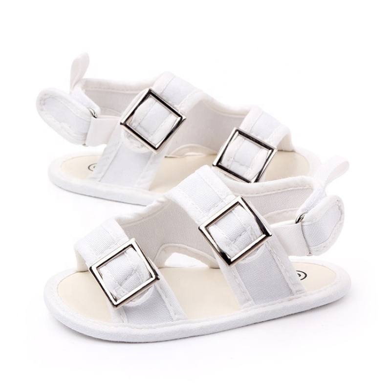 2021 supplier double buckle strap new born shoes sandals