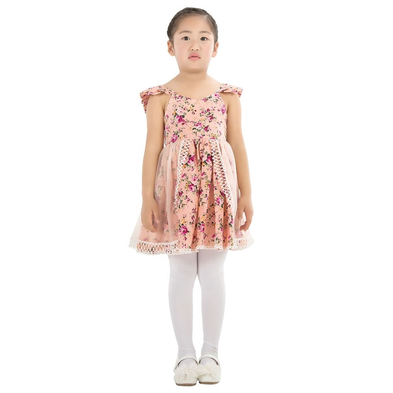 Wholesale Custom Boutique Baby Girl Frocks Design Kids Pretty Dresses