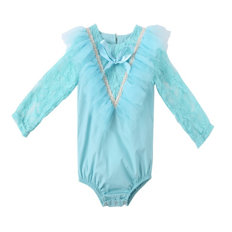 Newborn  Lace Girl Pretty  Dress Baby Romper