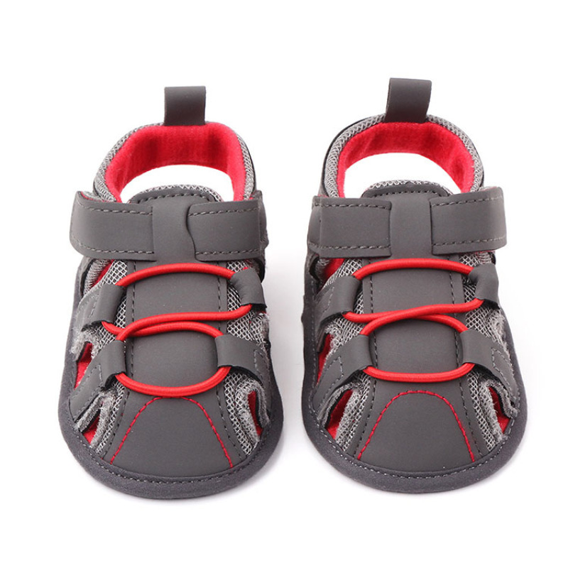 Factory direct sale round toe hollow out baby boy sandals