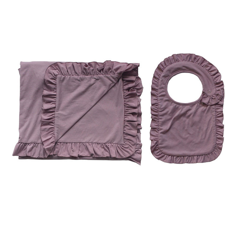 High Quality Warm Colorful Soft Skin Friendly Newborn Wrap Baby Swaddle Blanket Set Zhejiang 20 Solid Knitted 5 Sets Blending