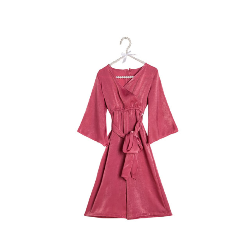 Wholesale Designer Ready Made Pretty  Children Boutique Clothes Kids Girls Twirl Dresses for Daily Wear in Stocks