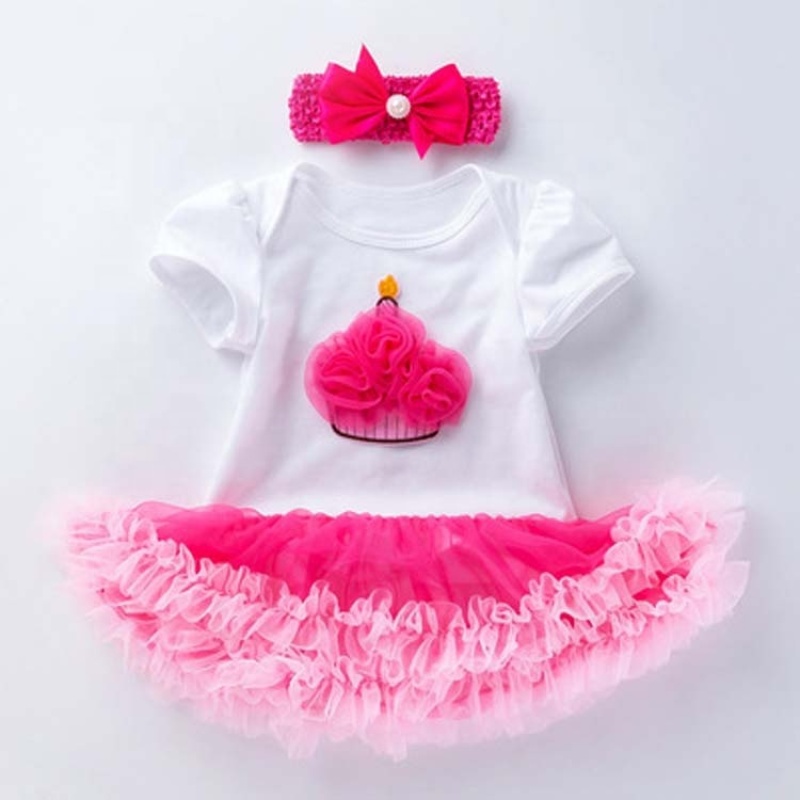 Wholesale Birthday Cute Baby Clothing Toddler Outfits Set