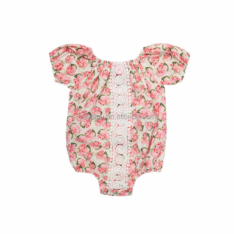 Wholesale price baby romper new design vintage lace romper wholesale price boutique clothing