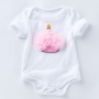 Hot Sale Toddler Girl Boutique Baby Short Sleeve Bodysuit