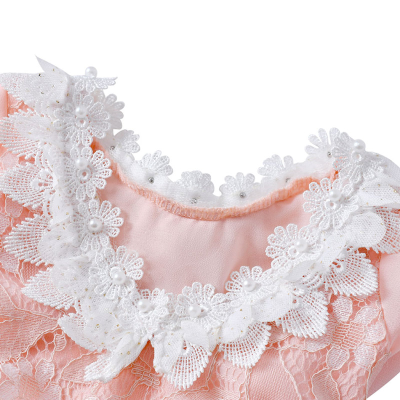 New arrival white lace long sleeve baby cotton summer rompers