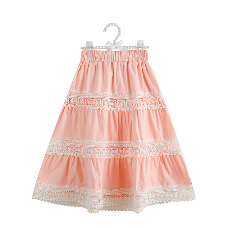 Wholesale custom high quality cheap lace skirt for spring and summer