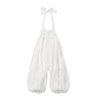 Baby suspender pink eco-friendly polyester rompers boys and girls solid color jumpsuit