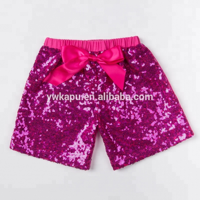 Top sale sequin short pants for toddler girl summer wear girls sparkle shorts