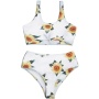 Summer fashionable color changing high waist swimsuit sport style bikini