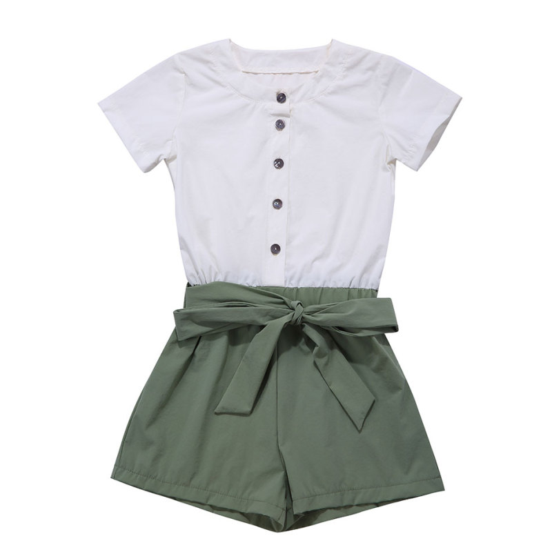 Boutique  Summer Casual Newbron Baby Clothes Rompers Set  Girl Romper