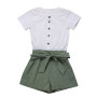 Boutique  Summer Casual Newbron Baby Clothes Rompers Set  Girl Romper