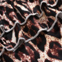Wholesale Kids Girls Leopard Strappy Shirts and Sequin Denim Shorts Set With Bow
