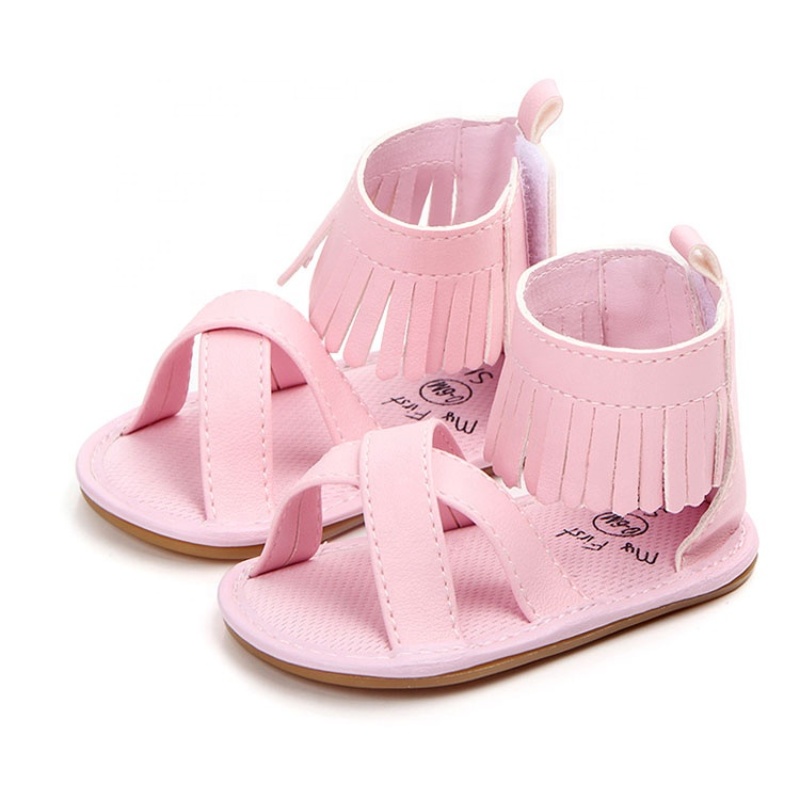 2021 newest trendy criss crossl tassel cover heel sandals