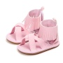 2021 newest trendy criss crossl tassel cover heel sandals