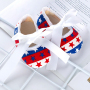 New fashion USA flag stars 4th of July toddler clothes baby girl romper outfit