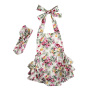 Wholesale Boho Design Cute Baby Girls Clothing Rainbow Berry Prints Clothes Sets for 3-6 Months