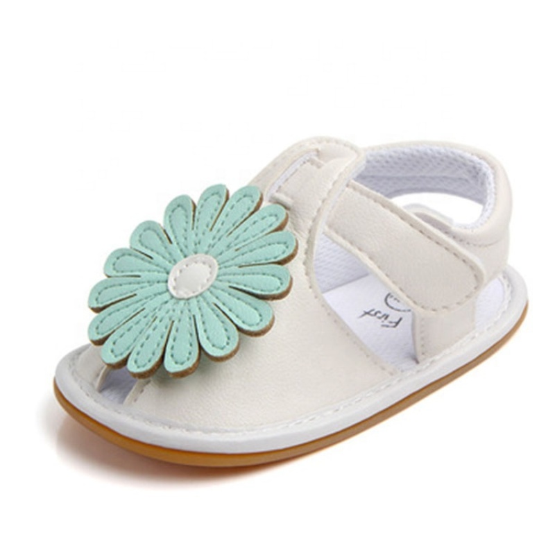 Newly trendy custom little girl baby princess shoes bow sandals