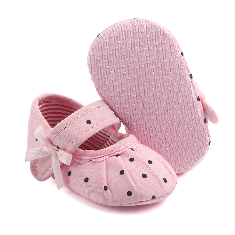 KAPU Newborn  Polka dots anti-slip cute infant fancy baby girl shoes