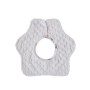 Hot selling 100% cotton safe floral reversible baby pacifier baby drool bibs