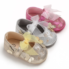 2020 Hot Selling Simple Design Nice Pure Pink Red White Shoes Prewalker for Baby Infant Girls