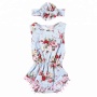 Wholesale baby clothing pompom bodysuit with pompoms baby clothes