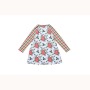 Wholesale Stylish Newborn Baby Boutique Clothes Birthday Holidays Dresses for Girls of 1 2 Year Old