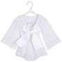 2019 Hot Sale  Import Custom Baby Girl Lace Clothes Big Bow Romper For Girl