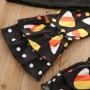 2021 thanksgiving black fashion kids fashion flare pants baby girls clothing sets clothes