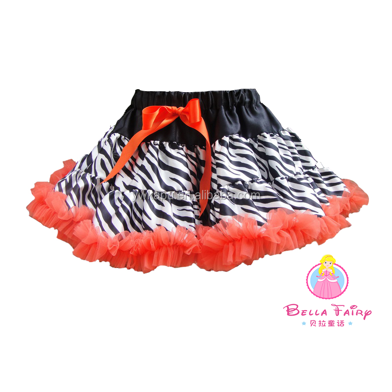 Hot Multicolor Baby Girl's Boutique Rainbow Ribbon Bow TUTU Skirt Kids Girl Princess Dance Tulle Skirts